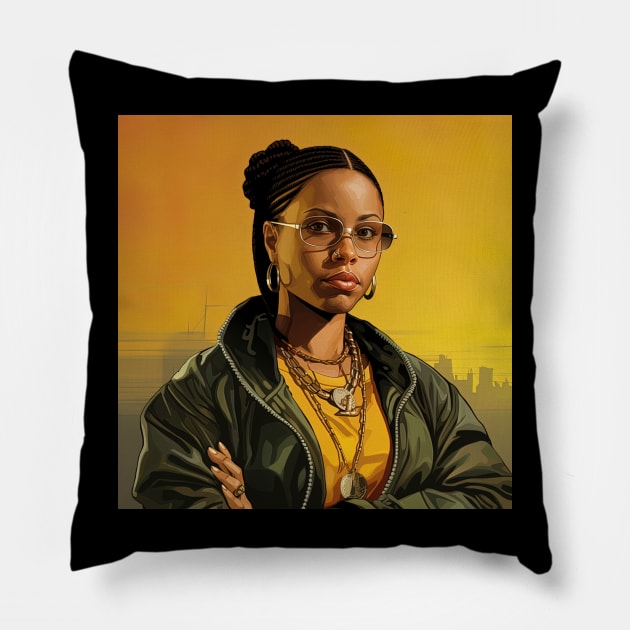 bell hooks Pillow by ComicsFactory