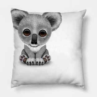 Cute Baby Koala Bear Cub Pillow