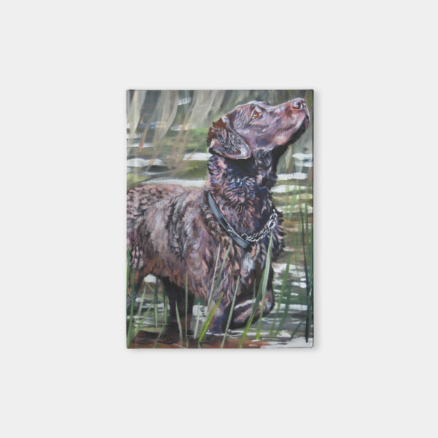 Chesapeake Bay Retriever Fine Art Painting Chesapeake Bay Retriever Notebook Teepublic