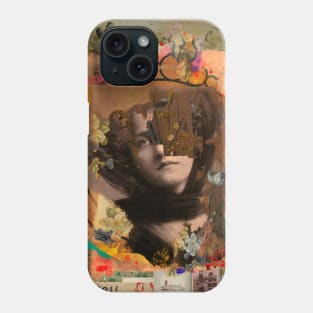 THE LADY AND THE FLOWERS Phone Case