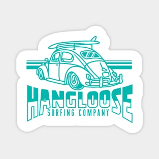 HangLoose - Beach Cruiser Design Magnet