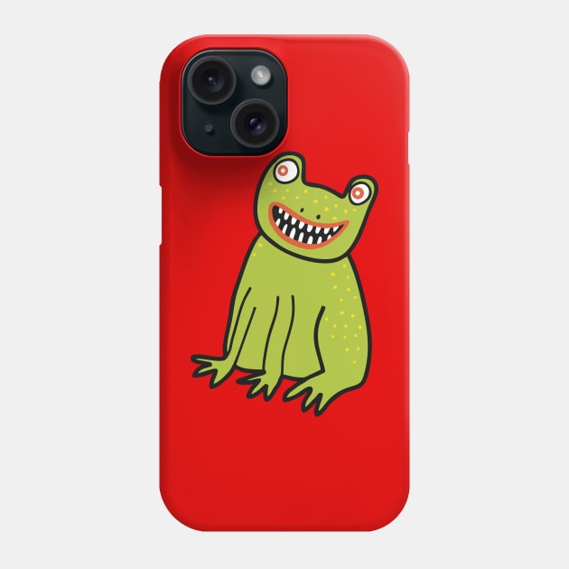 Smile frog Phone Case by Douwannart