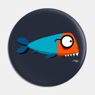 Nerd Fish Pin
