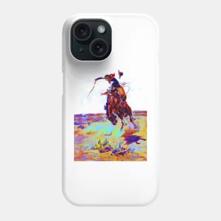 Charles russsel a bad hoss 1904 Phone Case