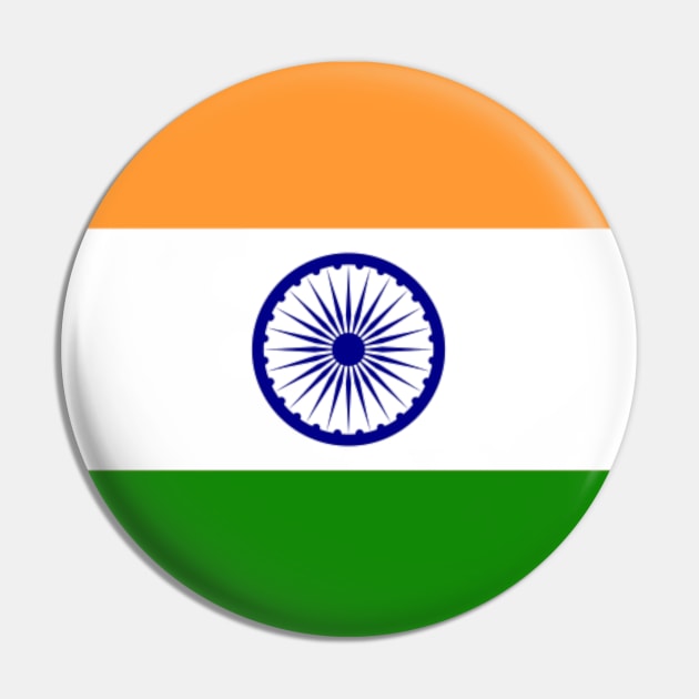 National Flag of India Pin by asimplefool