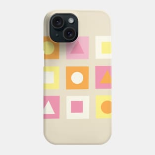 Abstract Geometric Shapes Design Phone Case