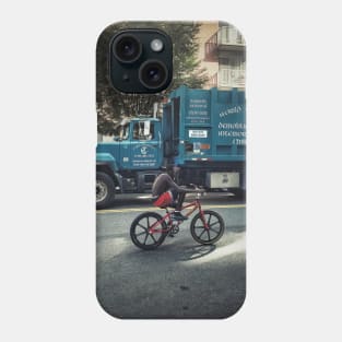 Harlem Street Biker Kid Manhattan New York City Phone Case