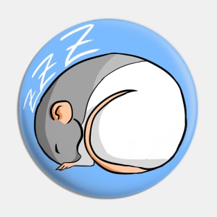 Sleeping Mouse Rat Pin