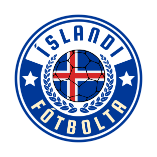 Islandi Fotbolta T-Shirt