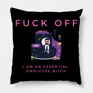 vip essential employee Pillow