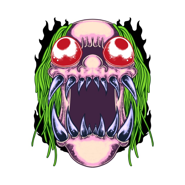 Scared skull by Insomniaxz