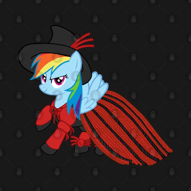 Lady Rainbow Dash Licorice by AriesNamarie