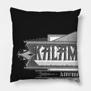 Vintage Kalamazoo, MI Pillow