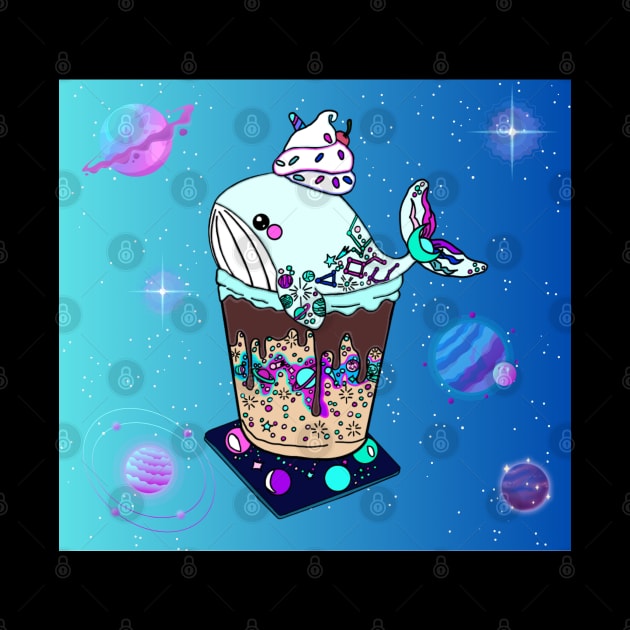 Galaxy Frappe Whale by Octopus Cafe