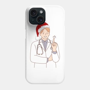 Merry Christmas Physician Doctor GP Practitioner Festive Phone Case