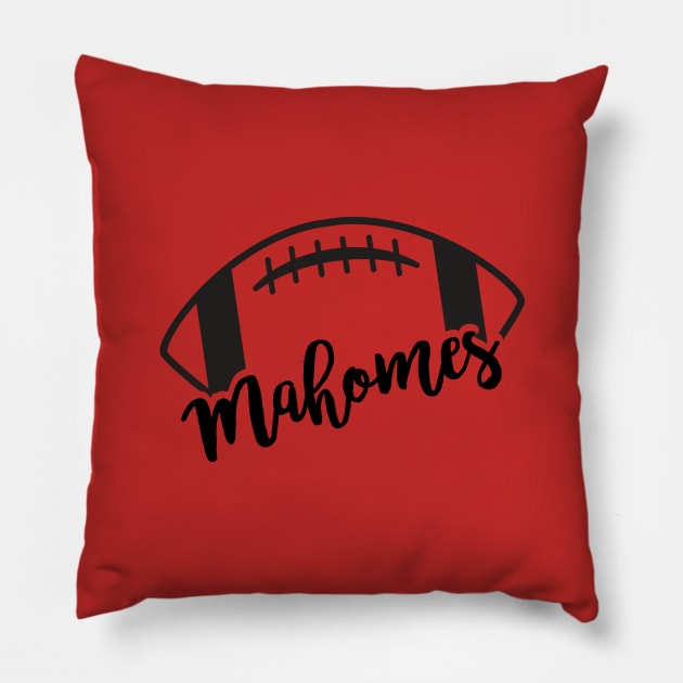 Patrick Mahomes - Kansas City Chiefs MVP Pillow by fineaswine