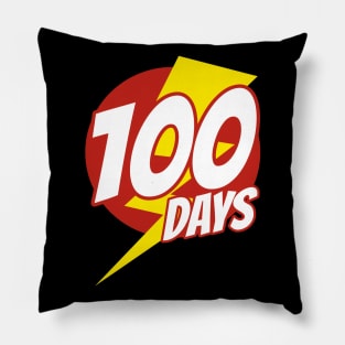 100 Days of School Superhero Edition Pillow