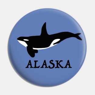 Alaska Orca Pin