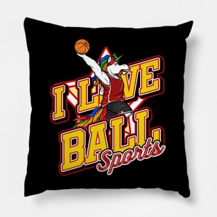 I love ball sports Pillow