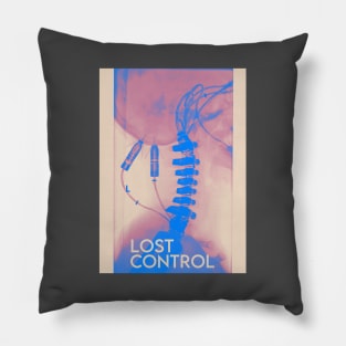 Lost Control (Pink&Blue) Pillow