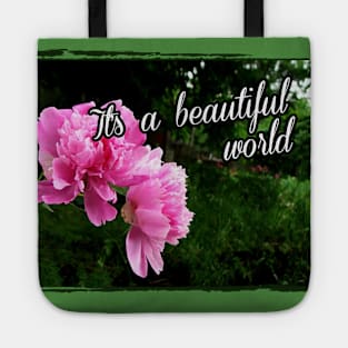 peonies in the garden Tote