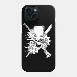 Steampunk Skull and Weapons Phone Case