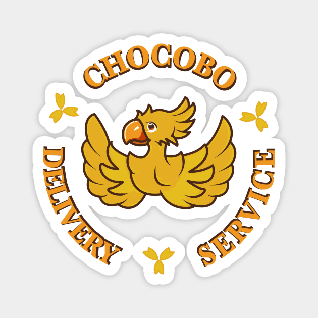 Chocobo Delivery Service Magnet by 128kbmemcard