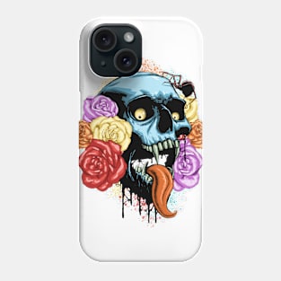 Vampire Flower Skull Phone Case