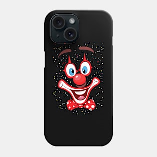 funny clown face Phone Case