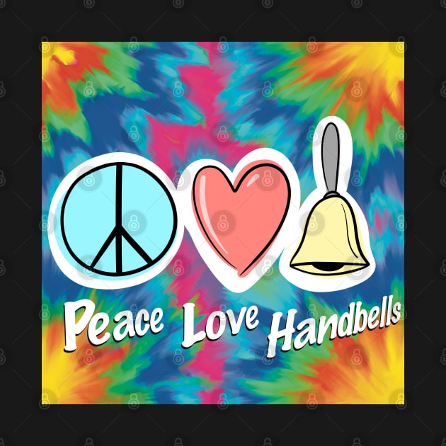 Tie-Dye Peace Love Handbells by SubtleSplit