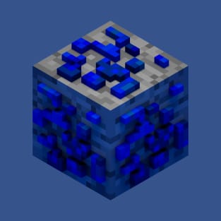 Block LapizLazuli Ore 3D T-Shirt