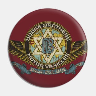 Dodge Brothers Motor Vehicles 1914 Pin