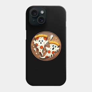 Funny Pizza Ghost Halloween Phone Case