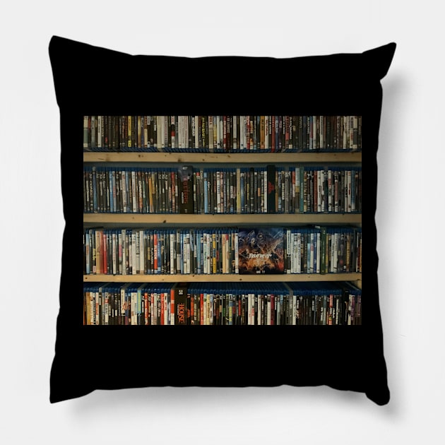 Bluray Collection 1.0 Pillow by @johnnehill