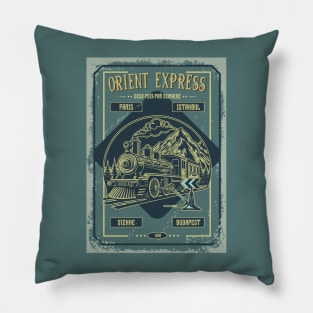 RETRO TRAIN Pillow