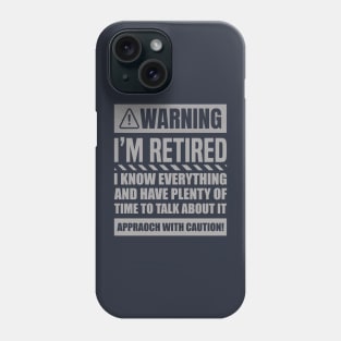 Retirement Design For Men Women Retiree Retired Retirement Phone Case