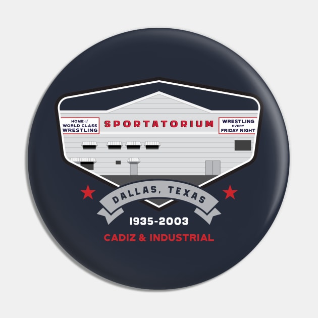 Sportatorium - Memorial Pin by Mark Out Market