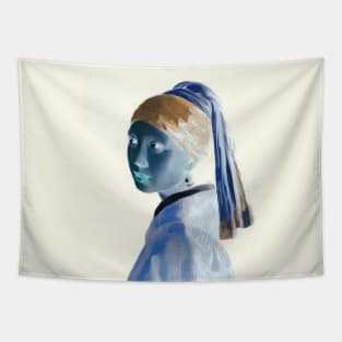 Girl with a Pearl Earring Interactive Negative Filter By Red&Blue Tapestry