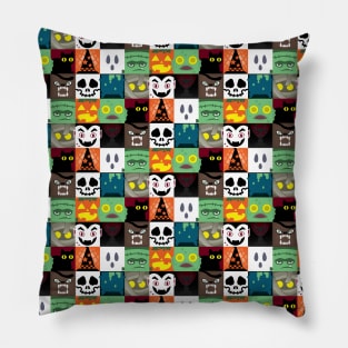 You Got the Halloween Squares Pattern! Pillow