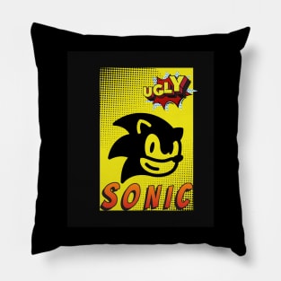 Ugly sonic Pillow