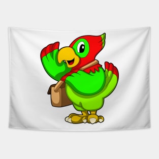 Parrot with Purse Tapestry