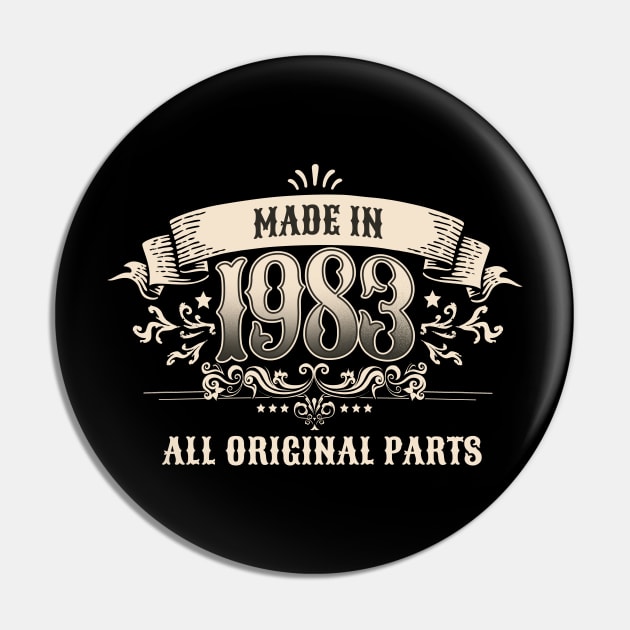 40 Years Old Made In 1983 All Original Parts Pin by star trek fanart and more