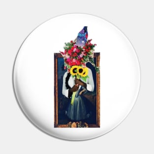 Bouquet of Flowers Pin