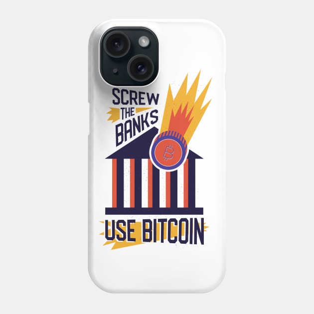 Use Bitcoin Phone Case by madeinchorley