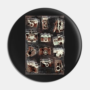 Vintage cameras Pin