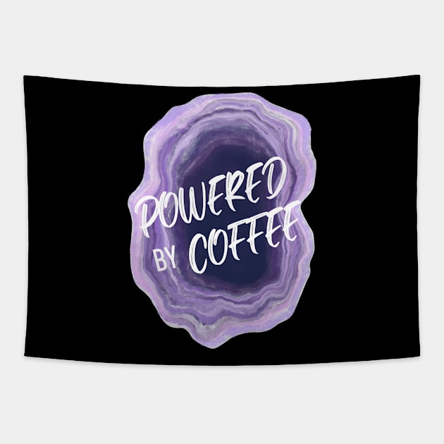 Powered by Coffee: Purple Tapestry by Rebekah Thompson