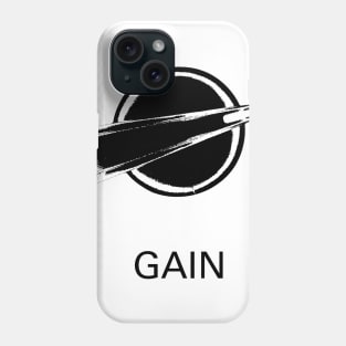 Gain Knob (Chicken-head, black) 75% Phone Case