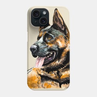 German shepherd Phone Case