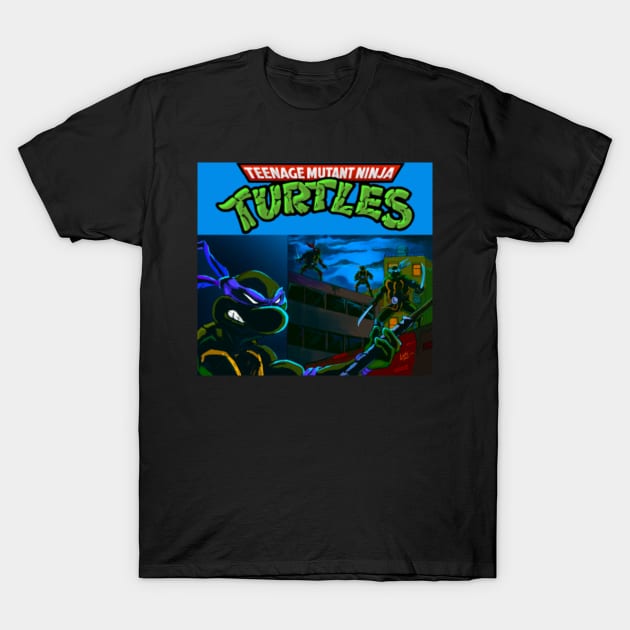 Teenage Mutant Ninja Turtles Men's Best Friend Shot T-Shirt Black