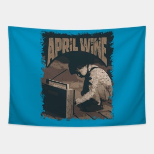 April Wine Vintage Radio Tapestry